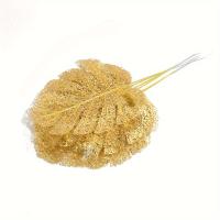 ราคา TEMU 6 ชิ้น ใบไม้เทียนทองปลอม, พืชปลอมหางปลอม, ตกแต่งงานแต่งงานวันเกิดปาร์ตี้บ้านใบมะพร้าว, ตกแต่งโต๊ะวันคริสต์มาสในช่วงฤดูหนาว (17592282668268)