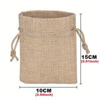 ราคา TEMU 50/20ชิ้น ถุงผ้าใยจู๊ตขนาด 13x18ซม./10x15ซม./7x9ซม. พร้อมเชือกผูก สำหรับของขวัญ งานแต่งงาน DIY ถุงใส่ของขวัญสำหรับบรรจุลูกอม ช็อกโกแลต และเครื่องประดับ (17592220359649)