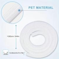 ราคา TEMU 1 ชิ้น 6 เมตร 10 เมตรตัวป้องกันสายไฟสายรัดท่อสายเคเบิลแขนแยกสำหรับสาย USB สายไฟสายวิดีโอเสียง, ปกป้องแมวจากสายเคี้ยว, สีดำสีขาว (17592246507882)