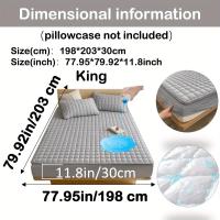 ราคา TEMU 1 ชิ้น ผ้าคลุมที่นอนแบบควิลท์ (ไม่รวมหมอนและไส้), ผ้าคลุมที่นอนสีพื้นนุ่มสบาย, สำหรับห้องนอน, ห้องรับแขก, มีกระเป๋าลึก, เฉพาะผ้าปูที่นอนแบบยืด (17592255910578)