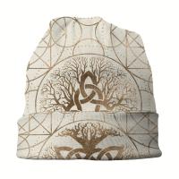 ราคา TEMU หมวกไหมพรมต้นไม้แห่งชีวิตสไตล์ย้อนยุค หมวกสกีบางสำหรับผู้ชายและผู้หญิง (17592309301188)