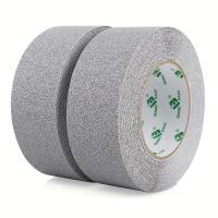 ราคา TEMU 1~2 ม้วน PACK- เทปกันลื่นสีดำ/เทา กันน้ำ- 50 มม. X 10 ม. เทปกาวกันลื่นขนาดใหญ่พร้อมตาข่าย 80 ตาข่ายสำหรับบันได ห้องน้ำ สระว่ายน้ำ ใช้ในสำนักงาน (17592315456035)