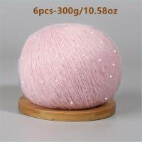 ราคา TEMU 6ชิ้น เส้นด้ายฟลีซประดับเลื่อม - นุ่มและฟูสำหรับงานถัก DIY, เสื้อคอเชิ้ตโครเชต์, ผ้าพันคอ, คาร์ดิแกน, หมวก | 1.76oz ต่อชิ้น | สีหลากหลาย (17592300776706)