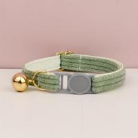 ราคา TEMU ปลอกคอแมวผ้าลูกฟูกสีพื้นแบบปรับได้ ติดเสียงกระดิ่งได้ ทำสีตามสั่ง, ปลอกคอนุ่ม ปรับได้ สำหรับลูกแมวและสุนัขพันธุ์เล็ก ใส่ได้ทุกวัน เหมาะสำหรับแมวผู้และแมวเมีย (17592247835222)