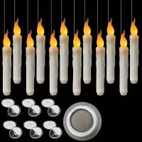 ราคา TEMU ไฟเทียน LED ลอยน้ำ 12 ดวง สำหรับตกแต่งคริสต์มาส, ไม้เวทมนตร์ควบคุมด้วยรีโมท เหมาะสำหรับตกแต่งบ้านฮาโลวีนและคริสต์มาส, ห้องในร่ม, จัดแสดงหน้าต่าง และอุปกรณ์ประกอบฉากห้องนอน (17592269478690)