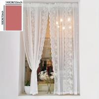 ราคา TEMU ผ้าม่านประตูสีขาวลายทอดดอกไม้เล็ก ๆ แบบประตู ผ้าม่านลายทอดสีขาวสไตล์ชนบทครึ่งหน้าต่าง 1 แผ่น - วาเลนซ์ลายทอดที่ถักแบบวินเทจ - ม่านผ้าบางที่คัดแสงแสงสว่าง - สำหรับห้องนอนห้องครัวห้องอาบน้ำ (175922