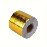 ราคา TEMU เทปฉนวนกันความร้อนสีทอง, ฟอยล์อลูมิเนียม, กาวสะท้อนความร้อน, สำหรับท่อเครื่องยนต์และท่อไอเสียพิเศษ (10ม. * 5ซม.) (17592314424040)