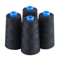 ราคา TEMU ด้ายเย็บผ้าสีดำ 100% โพลีเอสเตอร์ 3000 หลา/ม้วน, 4 ม้วน (12000 หลา)/แพ็ค, 40/2 ด้ายอเนกประสงค์สำหรับเครื่องเย็บผ้าและเครื่องโอเวอร์ล็อค (17592287211036)