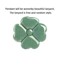 ราคา TEMU จี้จี้โคลเวอร์สี่แฉกนำโชค สร้อยคอหินธรรมชาติ (17592205139227)