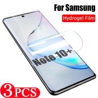ราคา TEMU ฟิล์มไฮโดรเจลความละเอียดสูง 3 ชิ้น เหมาะสำหรับ Samsung Galaxy Note 10/ Note 10+/ Note 10 Lite ฟิล์มไฮโดรเจลกันรอย/ Note 20/ Note 20 Ultra ฟิล์มกันรอยเต็มจอ (17592241374240)