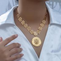 ราคา TEMU สร้อยคอจี้หัวสิงโตสไตล์ยุโรปและอเมริกาหลากจิ๋วสำหรับผู้หญิง (17592332112100)