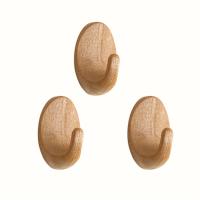 ราคา TEMU 3ชิ้น ตะขอกาวสำหรับบ้าน, ตะขอไม้รูปวงกลมที่ติดผนัง, ตะขอใส่กุญแจ, ตะขอแขวนผนัง, ตะขอไม้ใส่ผ้าขนหนูหมวก, ตะขอใส่ของในบ้าน (17592335225803)