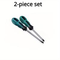 ราคา TEMU ชุดไขควงแม่เหล็ก 2 ชิ้น หัวแฉก/หัวแบน และหัว Phillips ขนาดตั้งแต่ 3 มม. ถึง 6 มม. ออกแบบมาเพื่อการใช้งานกันลื่นในการซ่อมแซมและงานฝีมือ ความยาว 3 ถึง 4 นิ้ว (17592342435388)