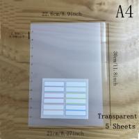 ราคา TEMU แผ่นใส่ Planner แบบมีรู A4 A5 ลายเห็ด พร้อมหน้า Index สำหรับสมุดแบบสาน, รวมถึงปก Diary และเครื่องเขียนสำนักงาน (17592342840428)