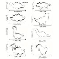 ราคา TEMU 8 ชิ้น, คัตเตอร์คุกกี้ไดโนเสาร์, คัตเตอร์สแตนเลส, พิมพ์คุกกี้, อุปกรณ์ทำขนม, อุปกรณ์ครัว (17592352207526)