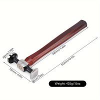 ราคา TEMU เครื่องมือตีหนังปลอม WUTA ค้อนหนังปลอม ค้อนคาร์บอนเหล็กคู่หัวเรียบสำหรับค้อนตามมืออาชีพ (17592355854254)