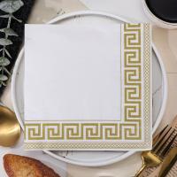 ราคา TEMU ผ้าเช็ดปาก 2 ชั้น สีทอง ขนาด 33*33 ซม. แบบผ้าเช็ดหน้า, กระดาษทิชชู่ปาร์ตี้, ผ้าเช็ดปากตกแต่งสำหรับงานสังสรรค์ในครอบครัว (17592360922855)