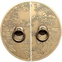 ราคา TEMU มือจับตู้สไตล์วินเทจ - 1 คู่, ผิวเงางดงาม, มือจับกลมสำหรับประตู, ลิ้นชัก และตู้เสื้อผ้า - พร้อมอุปกรณ์ติดตั้ง (17592363496321)