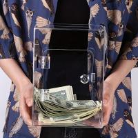 ราคา TEMU กล่องใส่บัตรอะคริลิคใส สำหรับใส่บัตรลงคะแนนและบัตรทิป (17592390299071)