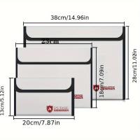 ราคา TEMU ชุดกระเป๋าเอกสารและกระเป๋าสตางค์ขนาดเล็กสีเทาทนไฟพร้อมซิป, เหมาะสำหรับเก็บของมีค่าและข้อมูลสำคัญ, ใช้ได้กับหลายสถานการณ์ (17592423803285)