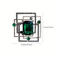 ราคา TEMU เข็มกลัดทรงสี่เหลี่ยมดีไซน์ใหม่ สุดฮิต เครื่องประดับแฟชั่นสุดหรู เหมาะสำหรับติดเสื้อเชิ้ต, ชุดสูท, เดรส, เสื้อสเวตเตอร์ และเสื้อโค้ท (17592227569172)