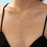 ราคา TEMU สร้อยคอวงกลมแฟชั่นสไตล์เกาหลีหรูหรา น้ำหนักเบา สำหรับผู้หญิง, สไตล์ไฮเอนด์ไม่เหมือนใคร, เซ็กซี่ประดับพลอยเทียม, ขายส่งสำหรับสร้อยคอกระดูกก้นหลัง (17592262950727)