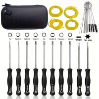 ราคา TEMU ชุดเครื่องมือซ่อมแซมเครื่องยนต์ 2 สูบ, เหมาะสำหรับเครื่องยนต์ขนาดเล็ก เช่น รถจักรยานยนต์, เครื่องตัดหญ้า, เครื่องตัดไม้, ฯลฯ เครื่องมือพร้อมสายเชื้อเพลิงขนาด 3 ฟุต 4 ขนาด (17592242513592)