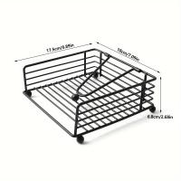 ราคา TEMU ที่ใส่กล่องทิชชู่เหล็กหล่อสี่เหลี่ยม 1 ชิ้น - ที่ใส่กระดาษเช็ดปากและกระดาษทิชชู่สไตล์โมเดิร์นหรูหรา พร้อมขาตั้งหรือติดตั้งบนโต๊ะสำหรับคาเฟ่ ร้านอาหาร - ทิชชู่ (ใช้ได้กับม้วน TP) (17592326783886)