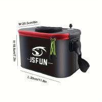 ราคา TEMU JSFUN กล่องตกปลา EVA แบบพับได้ อุปกรณ์ตกปลาเพิ่มเติม พกพาสะดวก กล่องตกปลาติดรถยนต์กลางแจ้ง ป้องกันปลาในน้ำ (17592240998036)