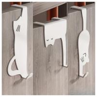 ราคา TEMU 3ชิ้น ตะขอแขวนประตู, ตะขอแขวนหลังประตู ชั้นวางของไม่ต้องเจาะ ตู้ครัว ตะขอแขวนผนังแขวนเสื้อผ้า แขวนหมวก อุปกรณ์เก็บของ (17592332282382)