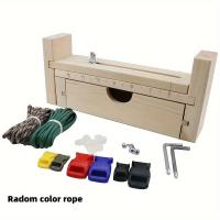 ราคา TEMU โครงถักสร้อยข้อมือ, เครื่องมือถักแบบแฮนด์เมด, ขาตั้งแบบดึงออก, อุปกรณ์ถักสำหรับยึด, มาพร้อมกล่องเก็บแบบลิ้นชัก (17592391515284)