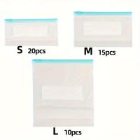 ราคา TEMU ถุงซิปล็อคอเนกประสงค์ - ออกแบบมาเพื่อเก็บรักษาอาหารให้สดใหม่และจัดระเบียบในครัว - พร้อมสำหรับการติดฉลากและใช้พื้นที่อย่างมีประสิทธิภาพ - เหมาะสำหรับจัดประเภทผลไม้ ผัก ข้าวสาร และเนื้อสัตว์ (17592