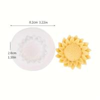 ราคา TEMU แม่พิมพ์ซิลิโคนสบู่ทำมือลายดอกทานตะวัน 1 ชิ้น สำหรับปูนปลาสเตอร์ตกแต่ง เครื่องปั้นดินเผาเนื้อนุ่ม อุปกรณ์ตกแต่งน้ำตาลพลิกกลับได้ (17592465525103)