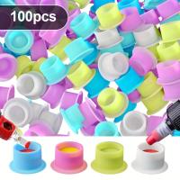 ราคา TEMU JC TATTOO 100ชิ้น ถ้วยหมึกสักที่ใช้แล้วทิ้งทำจากซิลิโคนพร้อมฐานสูญญากาศ - ไม่ต้องใช้พลังงานไฟฟ้า, ถือหมึกสักที่ไม่มีกลิ่น, เครื่องมือและอุปกรณ์เสริมสำหรับชุดสักทาทู (17592475380344)