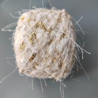 ราคา TEMU 50g ต่อชิ้น ด้ายผสมมือดอกเบญจมาศสีขาวทอง ด้ายสนประกายแปรงฟัน ด้ายผสมหลายเส้นสำหรับ DIY ถักกระเป๋า เสื้อกันหนาว สร้อยข้อมือ เครื่องประดับ วัสดุสแครปบุ๊ค และด้ายของขวัญถักพิเศษ (17592520049287)