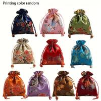 ราคา TEMU ชุดถุงของขวัญปักลาย 10 ชิ้น สไตล์เก๋ - ถุงหูรูดที่สมบูรณ์แบบสำหรับใส่เครื่องประดับ ขนม และงานพิเศษ กล่องเครื่องประดับ (17592525572094)