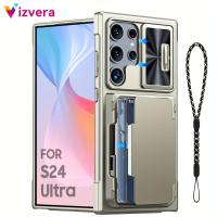 ราคา TEMU เคสกระเป๋าสตางค์สำหรับ Samsung Galaxy S24 Ultra, ที่ใส่บัตร (4 ใบ) & ป้องกันกล้อง & ขาตั้ง, [RFID Blocking] สำหรับทั้งผู้หญิงและผู้ชาย, เคส PC ป้องกันเต็มตัวสำหรับ S24 Ultra 2024 (17592628108679)