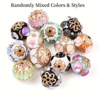 ราคา TEMU ชุดลูกปัดโลหะผสมทำมือ 5 ชิ้น จากอินโดนีเซีย ประกอบด้วยส่วนประกอบเรซิ่นและพลอยเทียม รูปทรงกลมมน ลายดอกไม้ สีผสม ขนาดกว้าง 15.5 ถึง 18 มม. และสูง 15.5 ถึง 20.5 มม. (17592671797730)