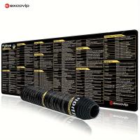 ราคา TEMU แผ่นรองเมาส์ Language Shortcut Commands พร้อมปุ่มลัดคีย์บอร์ดสำหรับโปรแกรมเมอร์ - แผ่นรองโต๊ะขนาดใหญ่ ช่วยเหลือในการทำงานและการเรียน (17592680378320)