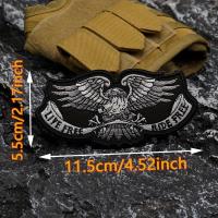 ราคา TEMU แพทช์ปักลายอินทรีขี่มอเตอร์ไซค์ 1 ชิ้น สำหรับแจ็คเก็ตยีนส์, แอปพลิเคเบดจ์คลับมอเตอร์ไซค์ - อุปกรณ์เย็บและถักสาน, อุปกรณ์ตกแต่งเสื้อกั๊กมอเตอร์ไซค์ (17592750496240)