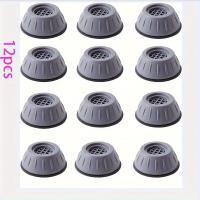 ราคา TEMU 12ชิ้น เสื่อปูพื้นเครื่องซักผ้าเงียบ - กันน้ำ, กันลื่น & ดูดซับแรงกระแทกพร้อมเพิ่มความสูง (17592752293733)