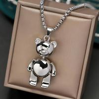 ราคา TEMU สร้อยคอหมีน่ารักพื้นผิวเรียบเนียน, สร้อยคอเสื้อสเวตเตอร์หมีแบบลำลองและใช้งานได้หลากหลาย, เครื่องประดับจี้สไตล์ฮิปฮอป (17592266637082)