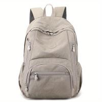 ราคา TEMU กระเป๋าเป้สะพายหลังสำหรับผู้หญิง กระเป๋านักเรียนหลายช่อง กระเป๋าผ่านแสง ความจุใหญ่พร้อมการเสริมแรง (17592279895059)