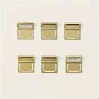 ราคา TEMU คลิปหนีบเอกสารแบบเรโทร 6 ชิ้น | เครื่องเขียนวินเทจ, หลากสี, สำหรับเพิ่มเอกสารในสมุด Midori Planner, อุปกรณ์สำนักงานและโรงเรียน (17592298455485)