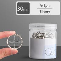 ราคา TEMU ห่วงจัดระเบียบโลหะ OBOS /40/50 มม., ห่วงหนังสือ, คลิปหนีบสมุดกระดาษแบบ Loose-Leaf/บัตรดัชนี/อัลบั้มรูป สำหรับอุปกรณ์สำนักงาน (17592371654305)