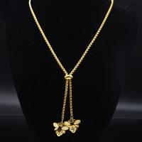 ราคา TEMU สร้อยคอยาวสแตนเลสสตีลแฟชั่นสำหรับผู้หญิง สร้อยคอสไตล์สเตทเมนท์สีทอง เครื่องประดับ N1525S03 (17592403364562)