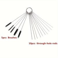 ราคา TEMU ชุดทำความสะอาดคาร์บูเรเตอร์ - เข็มทำความสะอาด 10 อันพร้อมแปรง 5 อัน แหล่งพลังงานแบบแมนนวล ชุดปรับแต่งสำหรับการบำรุงรักษาเครื่องยนต์ (17592431872648)