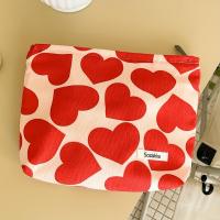 ราคา TEMU 1 ชิ้น กระเป๋าเครื่องสำอางลายหัวใจ กระเป๋าใส่เครื่องสำอางแบบซิปสำหรับเดินทาง กระเป๋าใส่เครื่องสำอางสำหรับผู้หญิง (17592209126534)