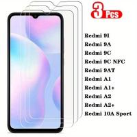 ราคา TEMU ฟิล์มกระจกกันรอย 3 ชิ้น สำหรับ Xiaomi Redmi 9I/9A/9AT/9C NFC สำหรับ Redmi A1/A1+/A2/A2+ สำหรับ Redmi 10A Sport กระจกนิรภัย (17592230680887)