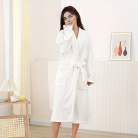 ราคา TEMU เสื้อคลุมอาบน้ำกำมะหยี่ปะการังอัลตร้า-นุ่ม - แห้งเร็ว, ไม่หลุดร่วง & ระบายอากาศได้ | เหมาะสำหรับผู้ชายและผู้หญิง | ดีไซน์โมเดิร์น (17592240206859)